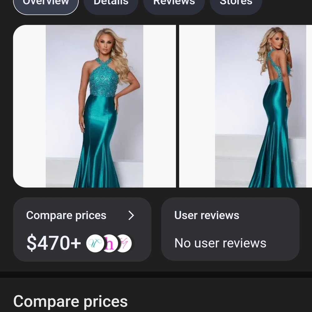 Johnathan Kayne Teal Maxi Dress